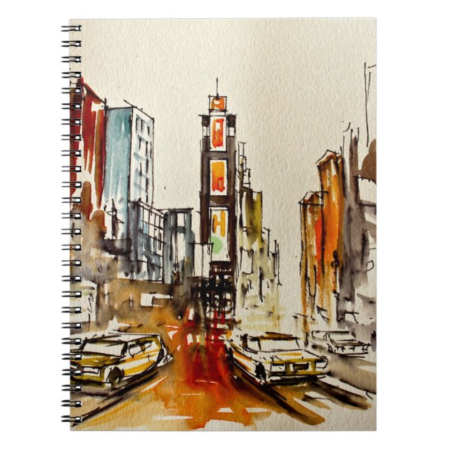 Caderno Espiral Notebook Times Square (Frente)