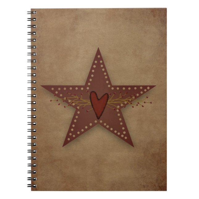 Caderno Espiral Notebook Tin Star (Frente)