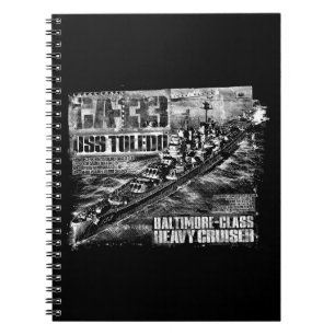 Caderno Espiral Notebook Toledo de cruzeiro pesado