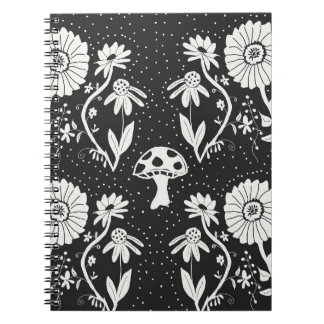 Caderno Espiral Notebook Trippy Mushroom