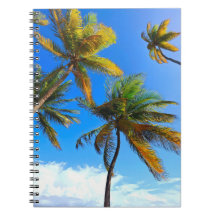 Notebook Tropical Palm - Diário Vibes de Caribe