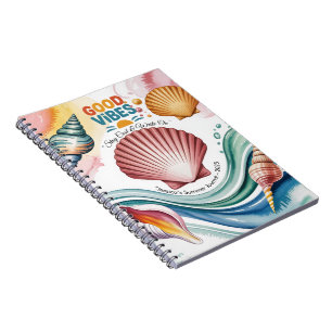 Caderno Espiral Notebook tropical Summer Vibes
