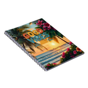 Caderno Espiral Notebook tropical Summer Vibes