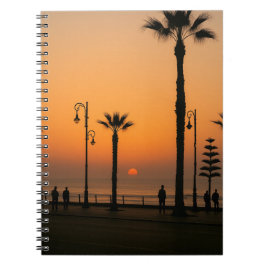 Caderno Espiral Notebook tropical sunset - Inspirador e pacífico