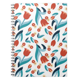 Caderno Espiral notebook tulip serenity
