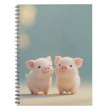 Notebook Twin Piggies Joy