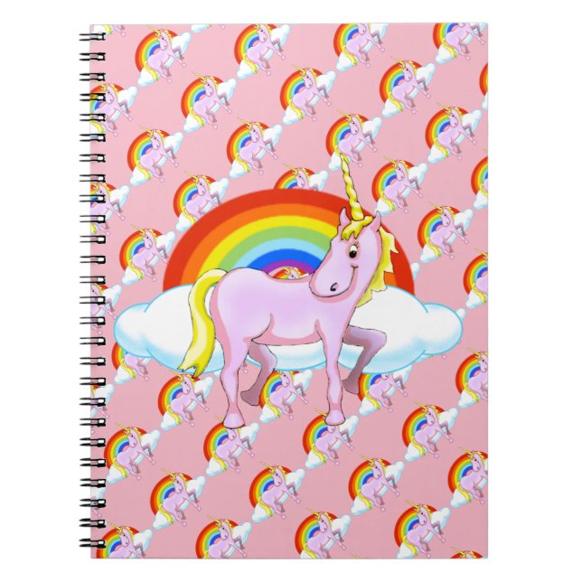 Caderno Espiral Notebook Unicorn Espiral (Frente)