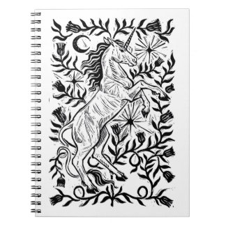 Caderno Espiral Notebook Unicorn Lore - Diário Fantástico do Unicó