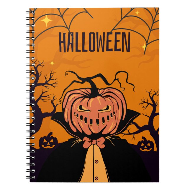 Caderno Espiral Notebook Vampiro de Bomba Spookin - Halloween Limi (Frente)