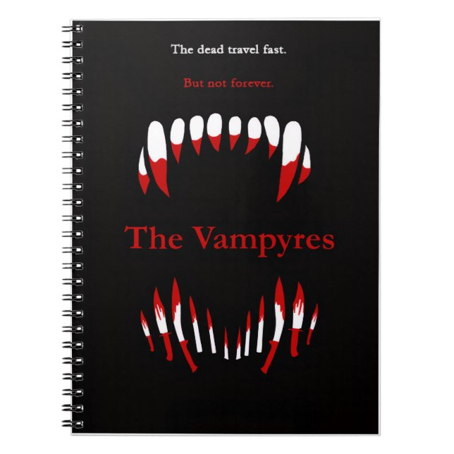 Caderno Espiral Notebook Vampyres (Frente)
