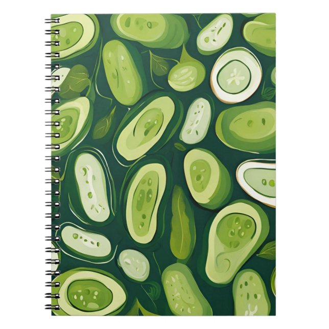Caderno Espiral Notebook Verdant Veggie (Frente)