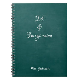 Caderno Espiral Notebook Verde Ink & Imagination