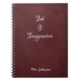 Caderno Espiral Notebook Vermelho Ink & Imagination