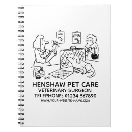 Caderno Espiral Notebook Vets Animal Care