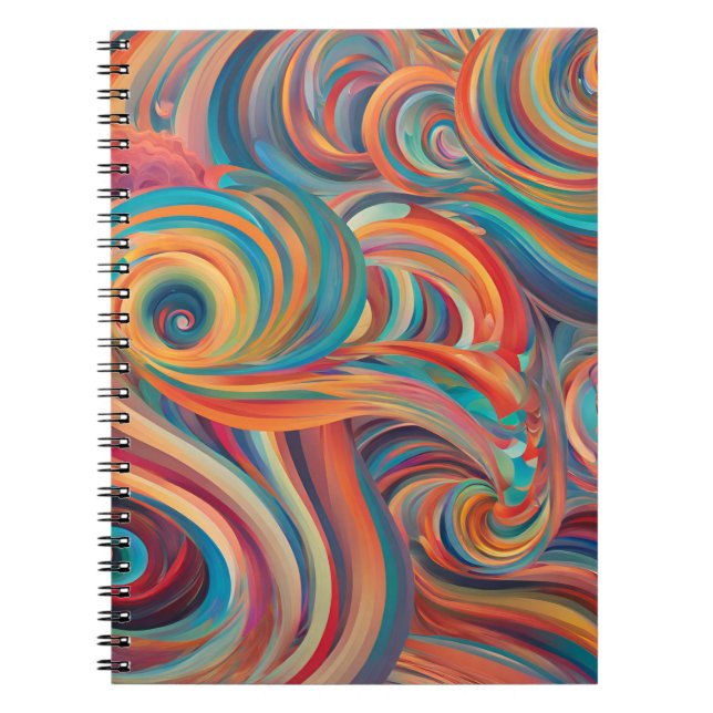 Caderno Espiral Notebook vibrante (Frente)
