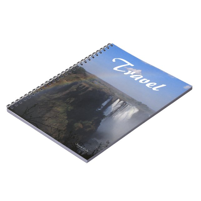 Caderno Espiral Notebook Victoria Falls Viagem (Left Side)