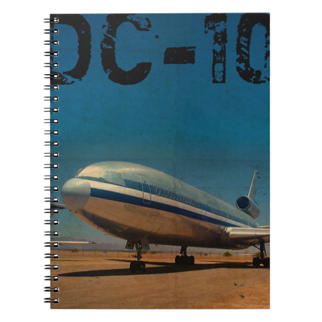 Caderno Espiral Notebook Vintage DC10 (Frente)
