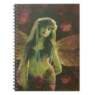 Caderno Espiral Notebook Vintage Fairy Nymph