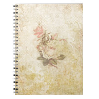 Notebook Vintage Pink e Ivory Rosa