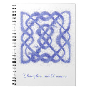 Caderno Espiral Notebook VIOLET CELTIC KNOT 6.5x8.75