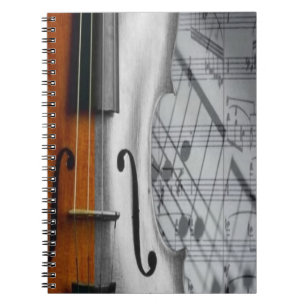 Caderno Espiral Notebook Violin