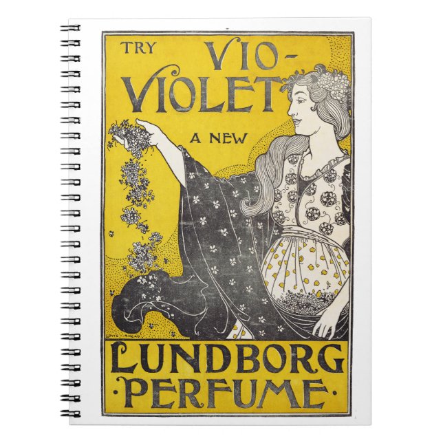 Caderno Espiral Notebook VioViolet Fine Art (Frente)
