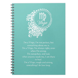 Caderno Espiral Notebook Virgo