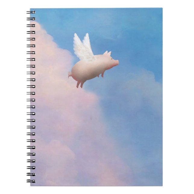 Caderno Espiral notebook voador (Frente)