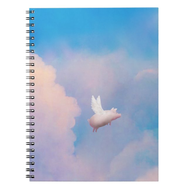 Caderno Espiral notebook voador (Frente)