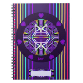 Caderno Espiral Notebook W3 roxo