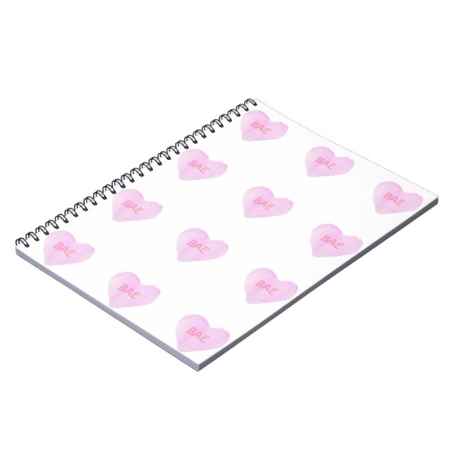 Caderno Espiral Notebook Watercolor Convo Heartz Bae (Left Side)