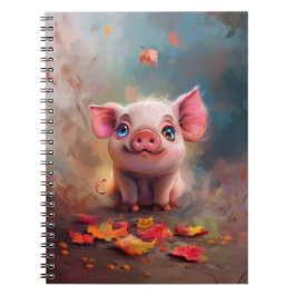 Caderno Espiral Notebook Whimsall Piglet