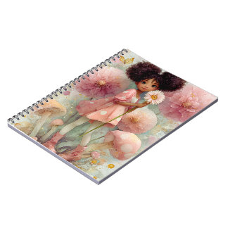 Caderno Espiral Notebook Whimsic Black Girl