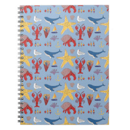 Caderno Espiral Notebook Whimsic Ocean