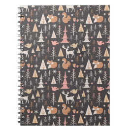 Caderno Espiral Notebook Whimsical Woodland
