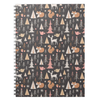 Caderno Espiral Notebook Whimsical Woodland