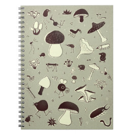 Caderno Espiral Notebook Whimssroom e Forest Creatures