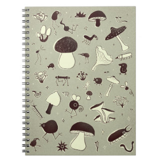 Caderno Espiral Notebook Whimssroom e Forest Creatures