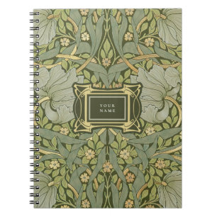 Caderno Espiral Notebook William Morris Pimpernel Vintage