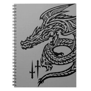 Caderno Espiral Notebook Wing Dragon (80 Páginas B&W)