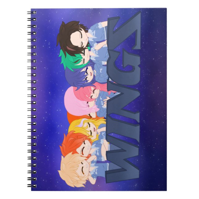 Caderno Espiral Notebook Wingz Spiral (Frente)