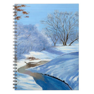 Caderno Espiral Notebook Winter Creek