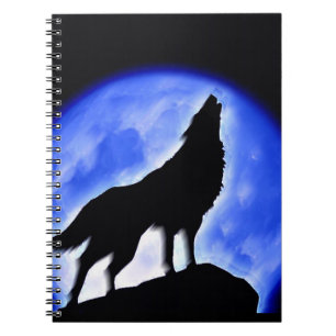 Caderno Espiral Notebook Wolf & Moon