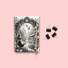 CADERNO ESPIRAL NOTEBOOK WONDERLAND