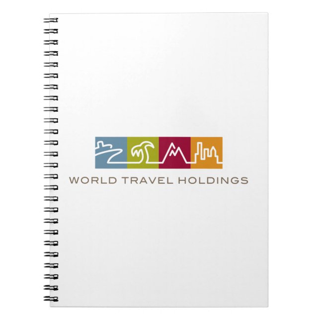 Caderno Espiral Notebook World Viagem Holdings (Frente)