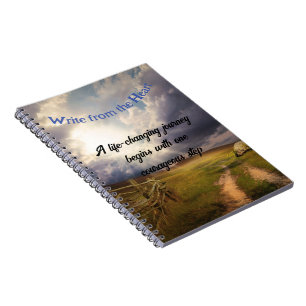 Caderno Espiral Notebook "Write From The Heart" Spiral