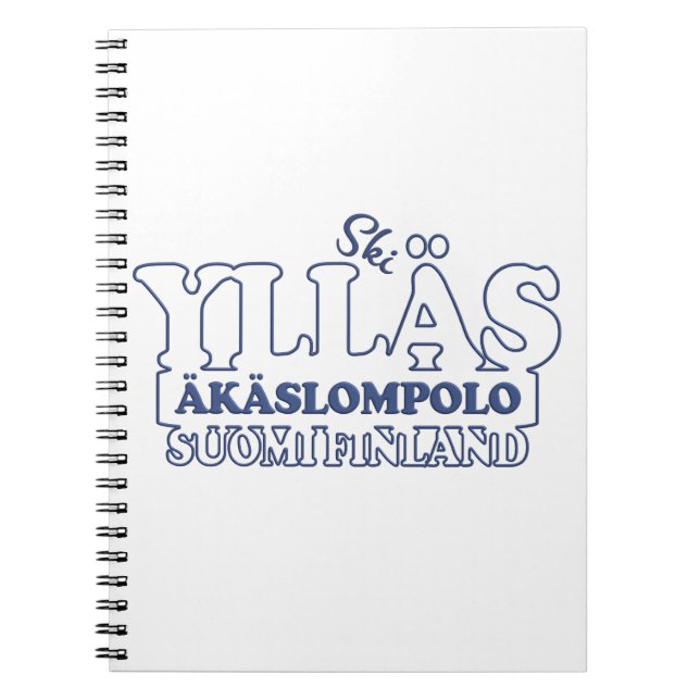 Caderno Espiral notebook YLLÄS FINLAND (Frente)