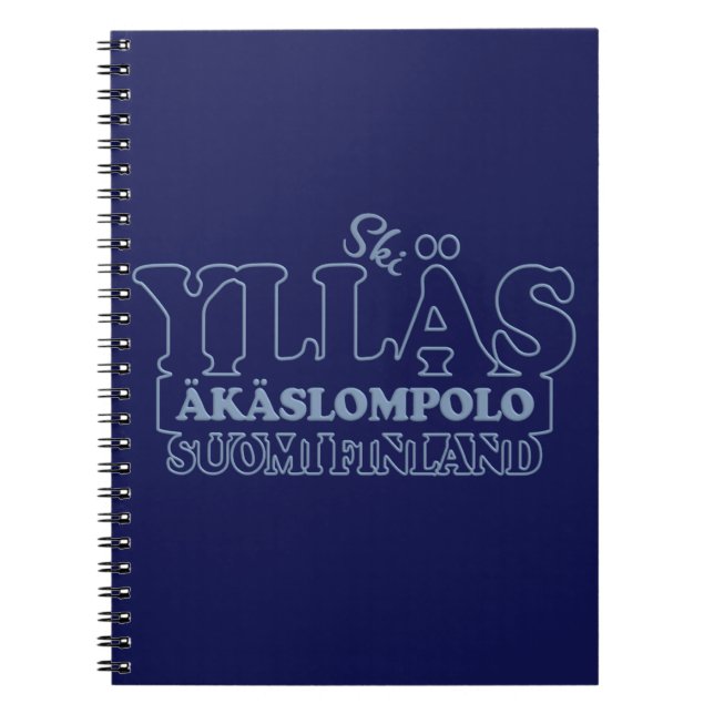 Caderno Espiral notebook YLLÄS FINLAND (Frente)
