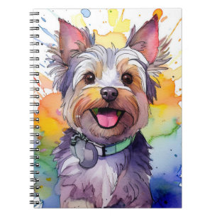 Caderno Espiral Notebook Yorkshire Terrier Dog Spiral