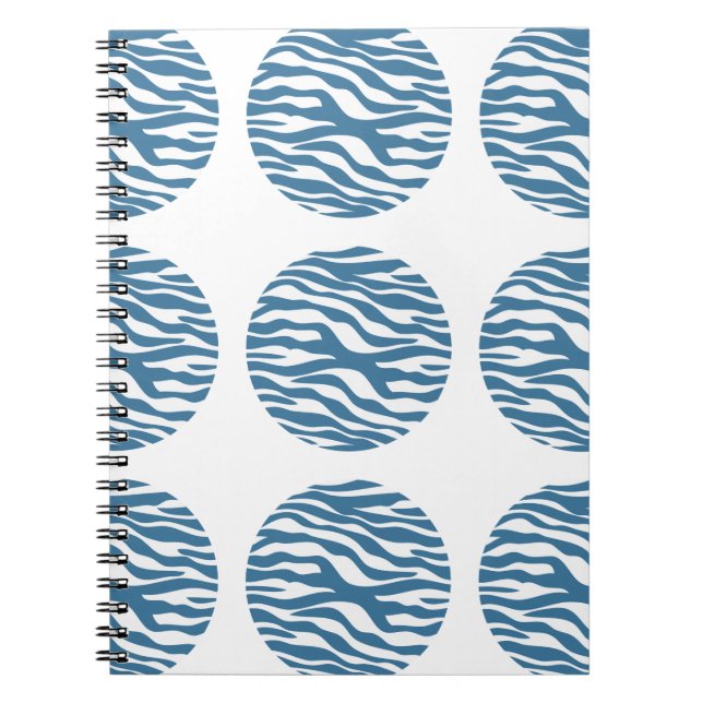 Caderno Espiral Notebook Zebra Print Bolinhas (Frente)